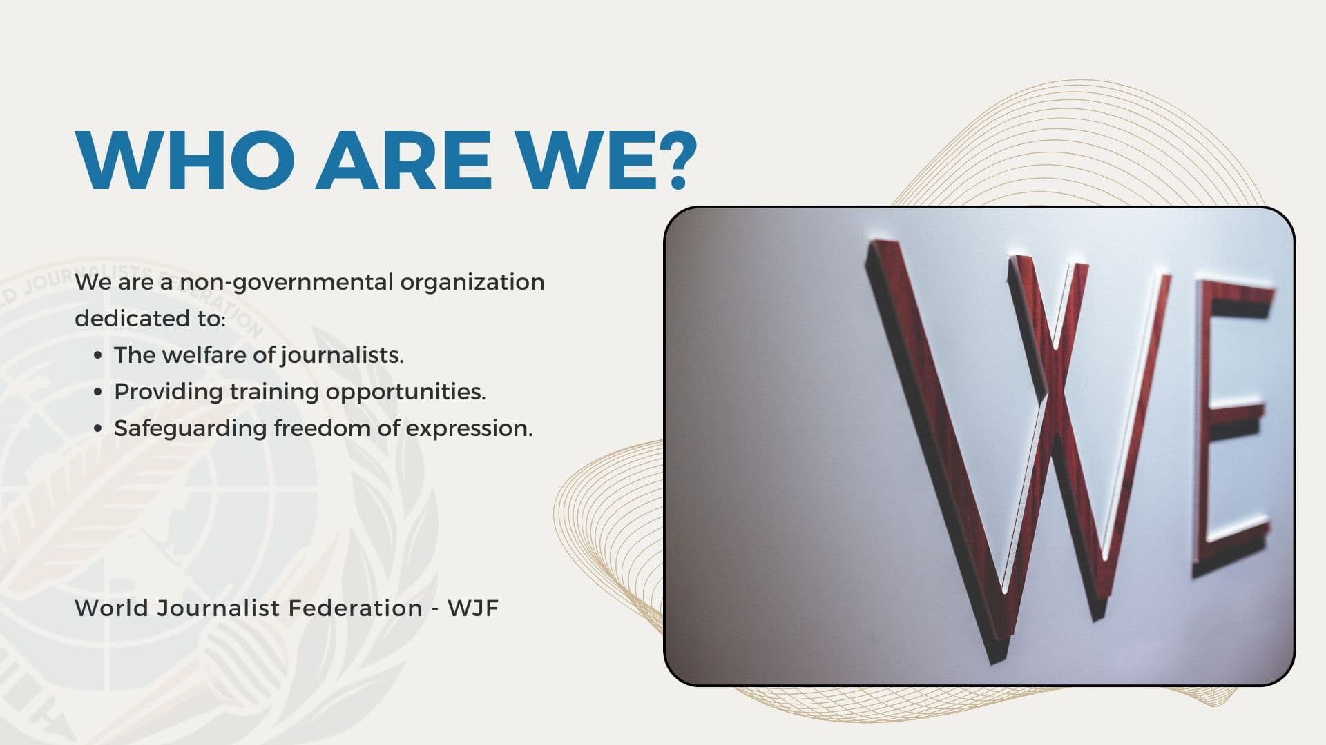 Who Are We?